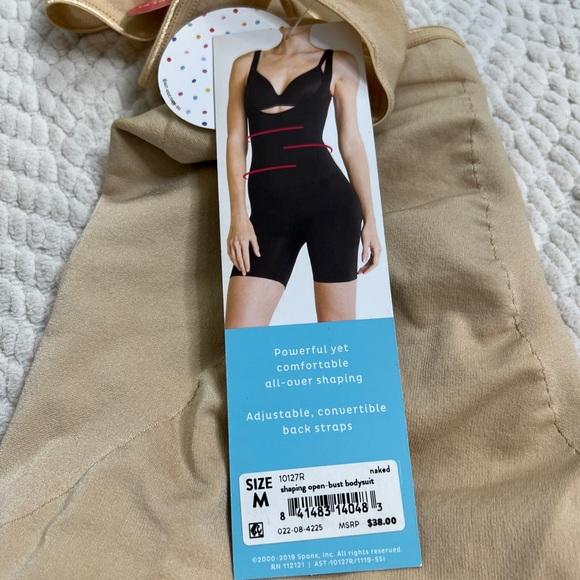 Assets by Spanx Shaping Open-Bust Bodysuit, Medium - Picture 5 of 6